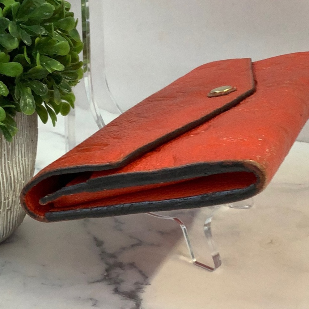 GUC Louis Vuitton Empreinte Orange Women's Wallet - Picture 5 of 11